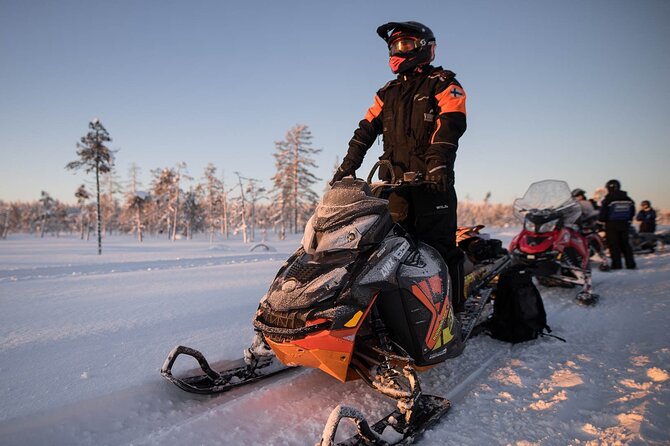 2 Hours Snowmobile Safari to the Levi Nature - What the frozen lakes and forests add to the ride