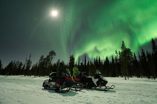 3 Hours Snowmobiling under Auroras and Night Sky - Timing, weather, and cancellation