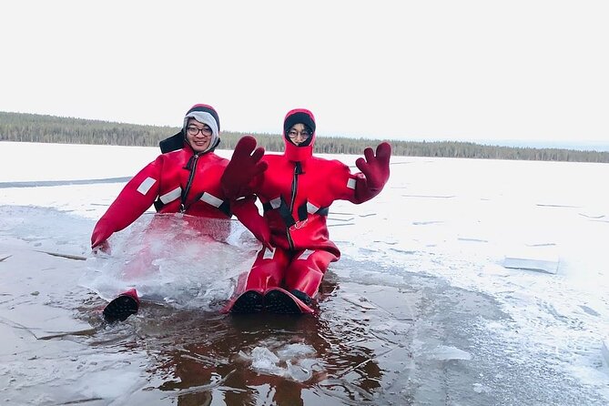 Arctic Day with Ice Fishing and Floating - Three ways to meet the Arctic in one day