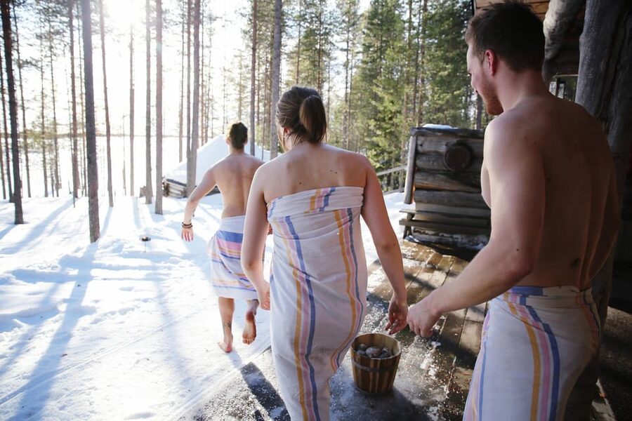 Arctic Tent Sauna Experience with Ice Swimming - What the two-hour session feels like