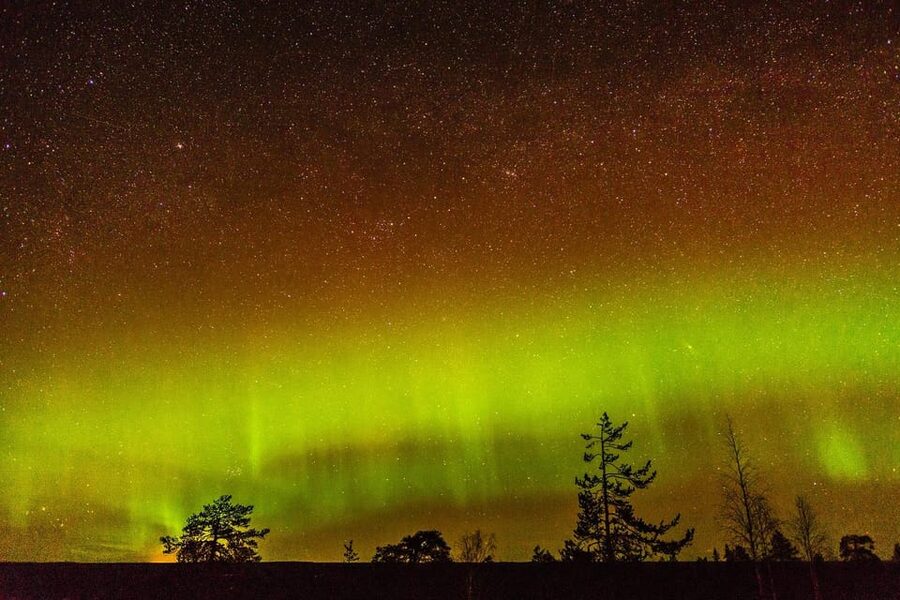 Auroras Northern Lights in Saariselka - Why the dark site matters in Saariselka