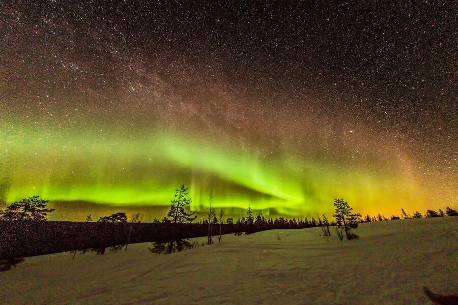 Auroras Northern Lights in Saariselka - How the aurora hunt actually works
