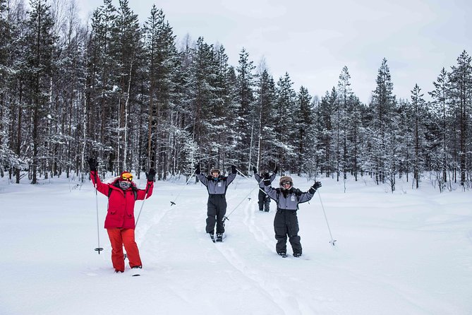 Backcountry skiing adventure - The wooden shelter and sausage stop