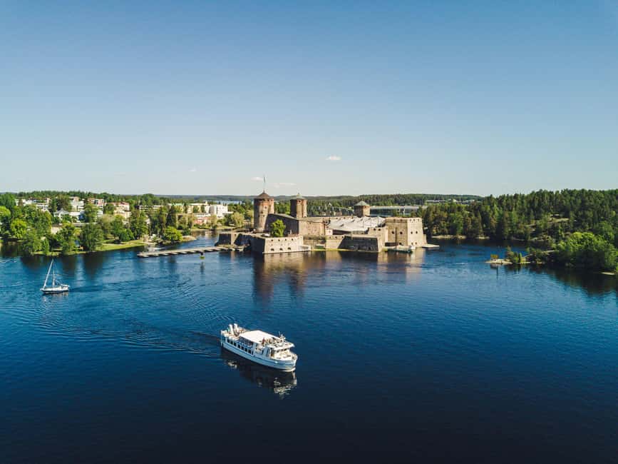 Cruise around Savonlinna archipelago - Olavinlinna Castle from the lake