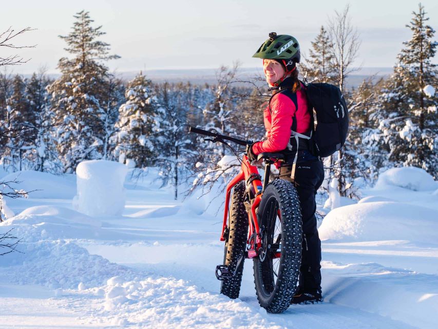 E-FatBike experience in small groups - From Hostel Cafe Koti into Ounasvaara forest