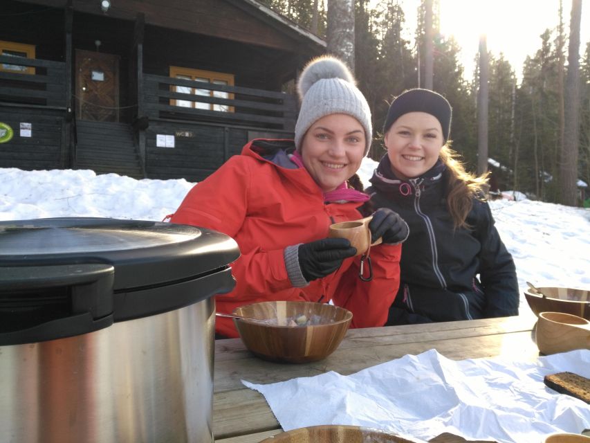From Helsinki: Nuuksio National Park Hiking Tour with Food - Winter in Nuuksio: snowshoes, frozen lakes, and careful footing