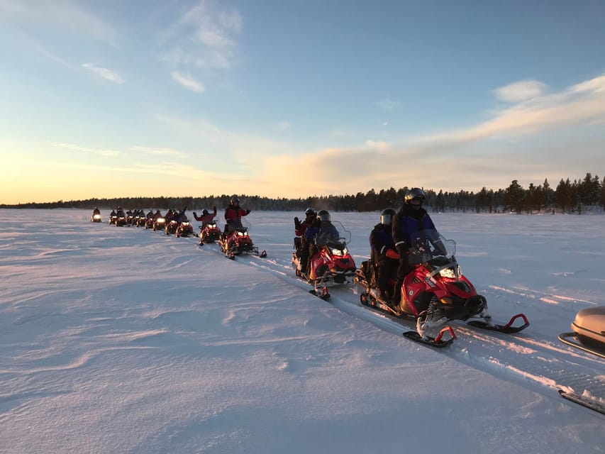 From Rovaniemi: 2-Hour Snowmobile Safari - From Rovaniemi to the frozen river