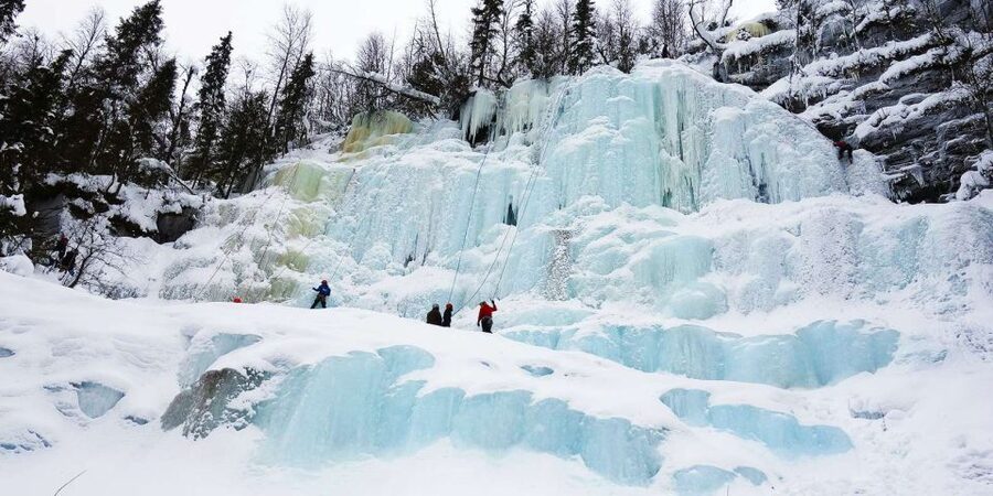 From Rovaniemi: Korouoma Frozen Waterfalls Small-Group Hike - Seeing Korouoma’s frozen waterfalls