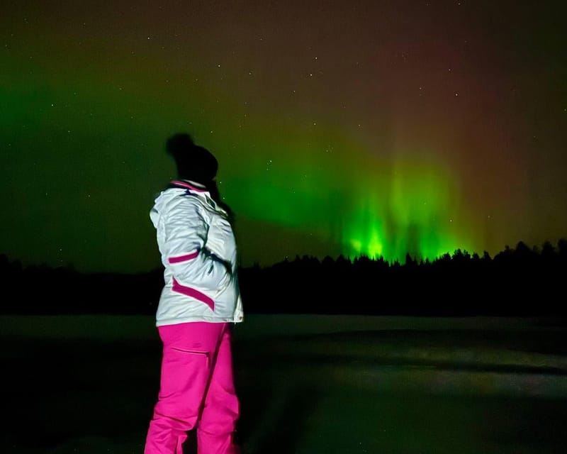 From Rovaniemi: Night Tour in Search of the Aurora with BBQ - Stop three: the secret stop beyond the city lights