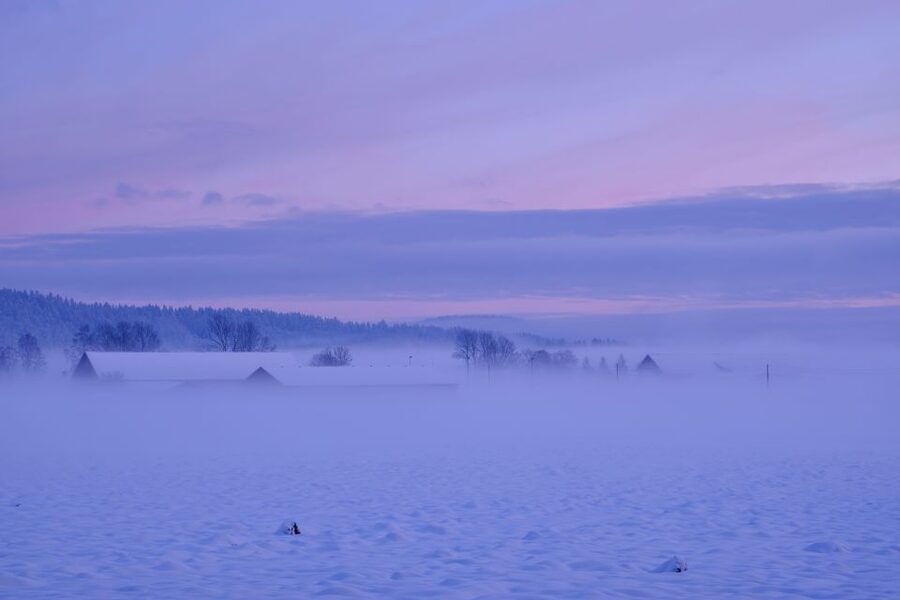From Rovaniemi: Winter Wonderland Hike with a Hot Drink - Leaving Rovaniemi for a moonlike winter setting