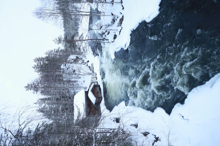 From Ruka: Snowshoeing in Oulanka National Park - Following the Kitka River into Oulanka National Park