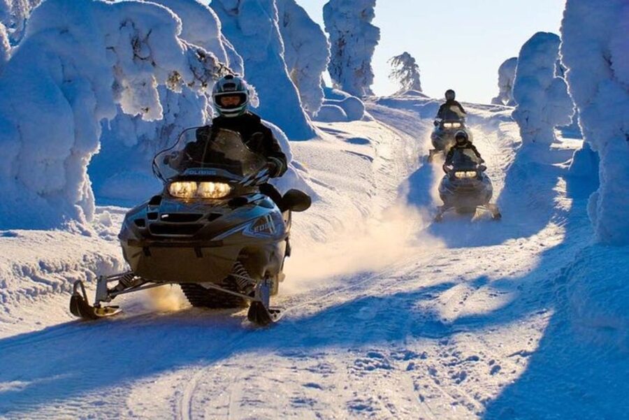From Sirkka: Lapland Snowmobile Safari in Levi - The 12 to 18 mile ride