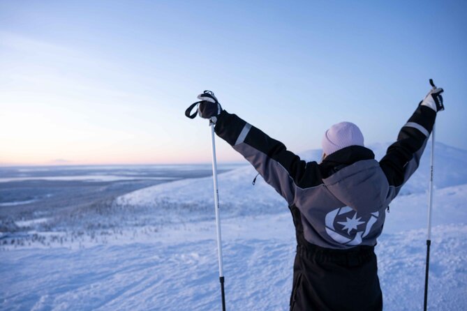 Half-Day Backcountry Skiing Tour in Levi with Photography Guide - A snack stop with hot drinks