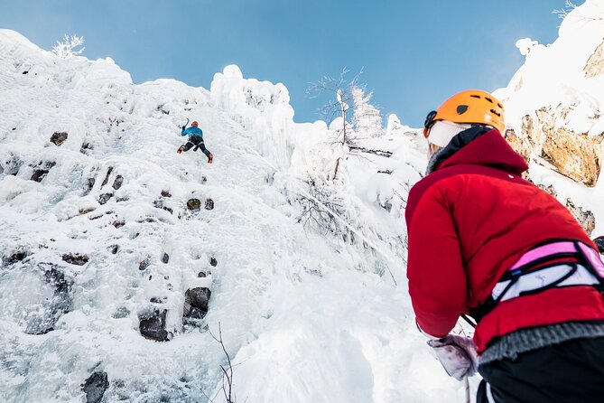 Half-Day Premium Ice Climbing in Pyhä Lapland - From CAMP Kitchen & Bar to Tajukangas