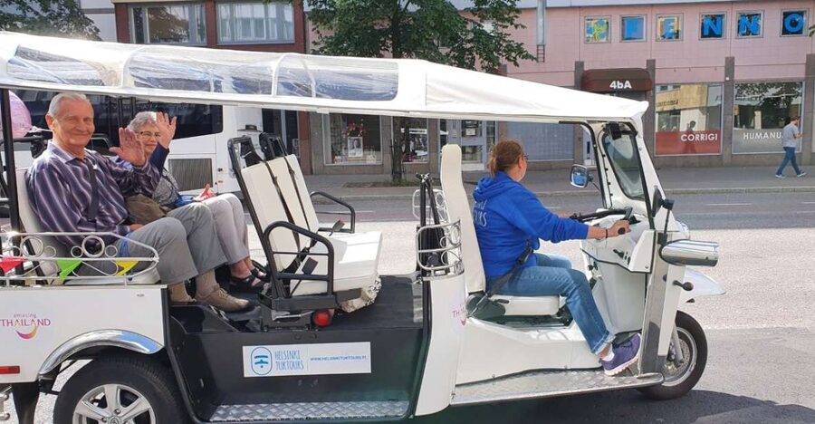 Helsinki City: 2.5-Hour City Tour with Electric TukTuk - Market Square and the harbor-side heart of Helsinki