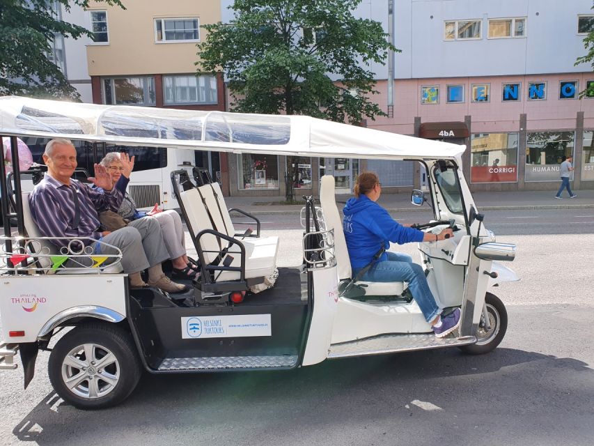 Helsinki City: 2.5-Hour City Tour with Electric TukTuk - City Hall, the Presidential Palace, and Helsinki’s civic center