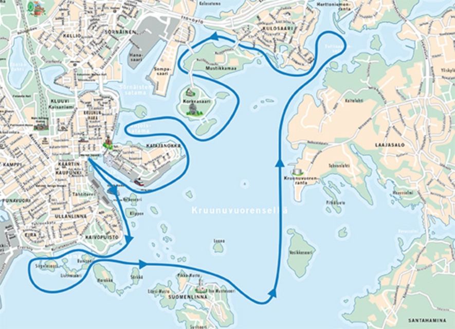 Helsinki: City Highlights 1.5-Hour Archipelago Cruise - Kaivopuisto and Helsinki’s southern islands