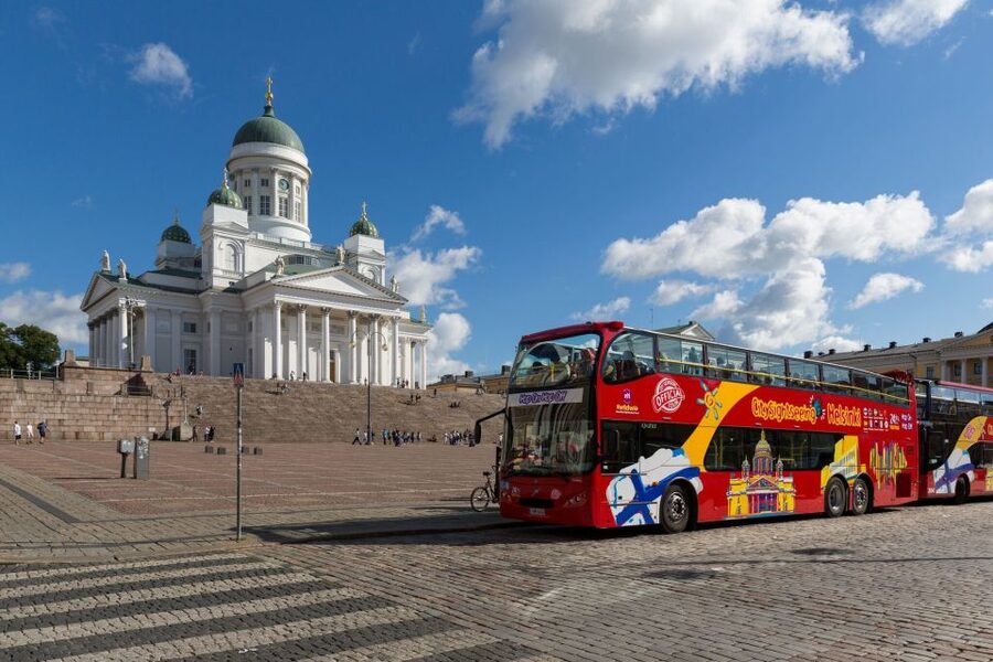 Helsinki: City Sightseeing Hop-On Hop-Off Bus Tour - Flea Market, Bulevardi, and design museums