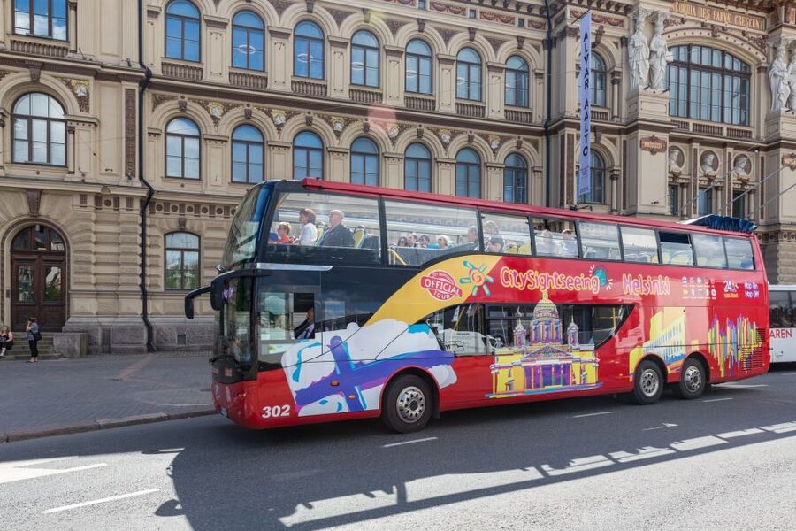 Helsinki: City Sightseeing Hop-On Hop-Off Bus Tour - Weather, comfort, and the open-top ride