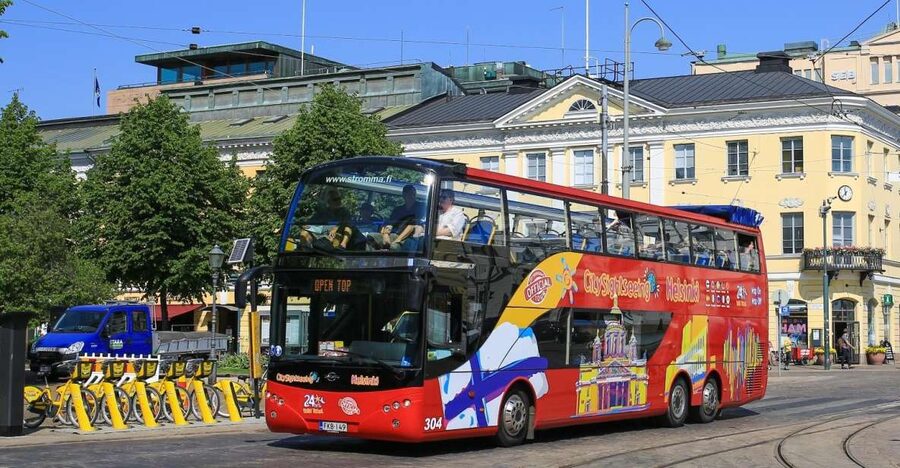 Helsinki: Hop-On Hop-Off 48-Hour Ticket - Swedish Theatre and Stockmann place you in central Helsinki
