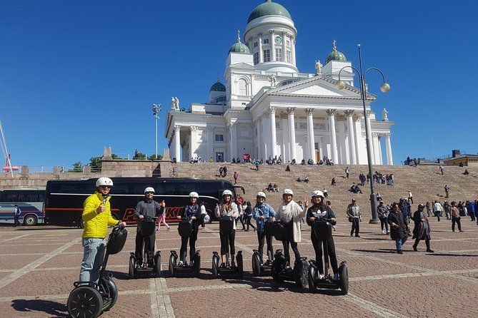 Helsinki Segway Tour - The railway station and the Mannerheim Statue
