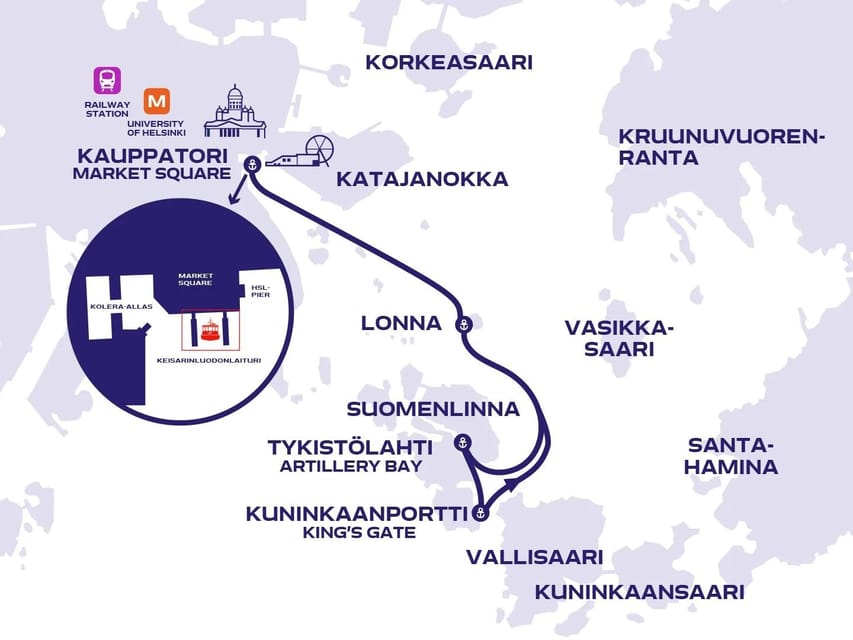 Helsinki: Suomenlinna and Lonna Hop-on Hop-off Cruise - What you should bring and what is not included
