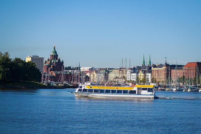 Helsinki Supersaver: Hop On-Hop Off Bus and Helsinki Canal Cruise - Parliament, Oodi, and the northern city center