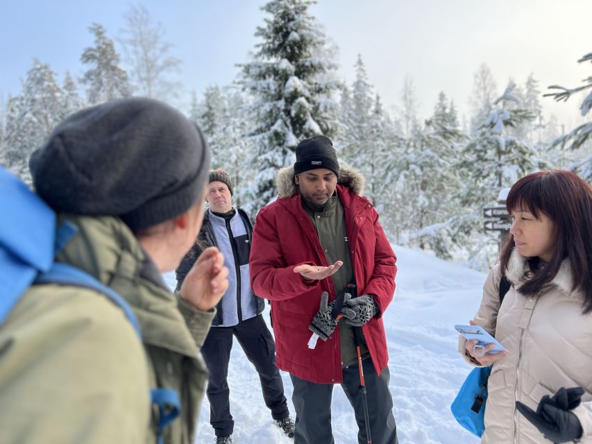 Helsinki: Winter Wonderland Liesjärvi National Park Hike - What you learn from guides such as Jeff and Mari