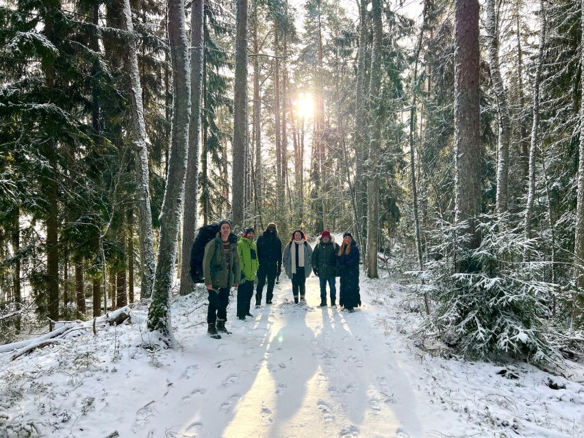 Helsinki: Winter Wonderland Liesjärvi National Park Hike - The quieter walk back through Liesjärvi
