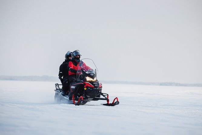 Ice Fishing and Snowmobile Safari Combo in Lapland - Setting out from central Rovaniemi
