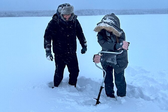 Ice Fishing with Snowmobiles - Why snowmobiles make the fishing worthwhile