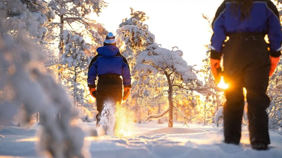 Kemi-Tornio: Nature tour with snowshoes - Leaving Kemi for the snowy forest