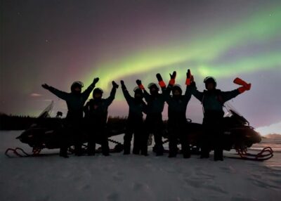 Tornio: Night Safari on Snowmobiles