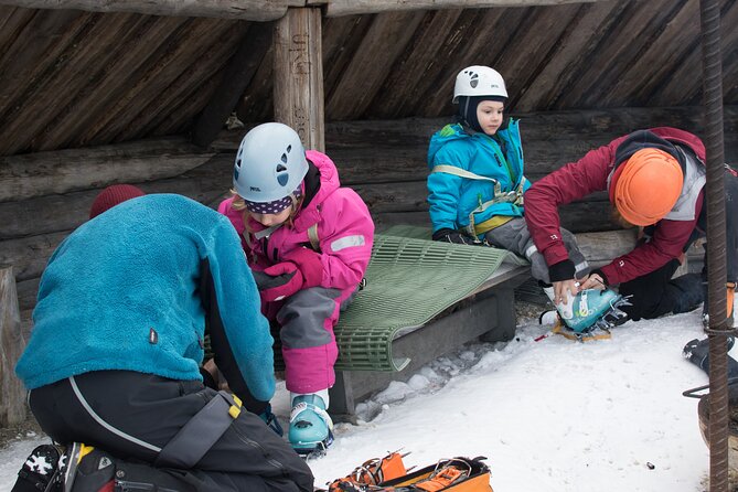 Kid’s Ice Climbing Adventure in Pyhä-Luosto, Finland - English instruction and practical access