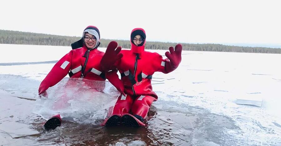 Lapland: Ice Fishing, Floating & BBQ Snow Adventure - Key points at a glance