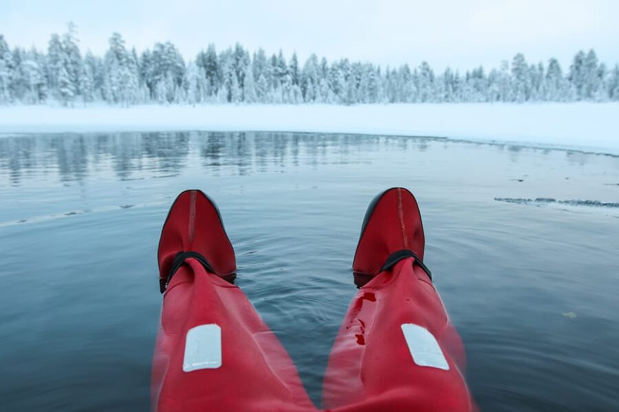 Levi: Arctic Ice Floating Adventure - The float itself: quiet, strange, and relaxing