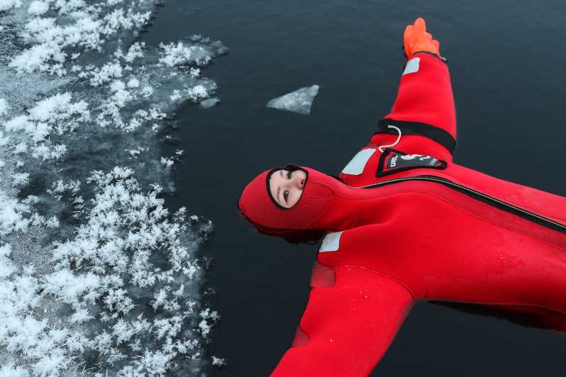 Levi: Arctic Ice Floating Adventure - From central Levi to the floating site