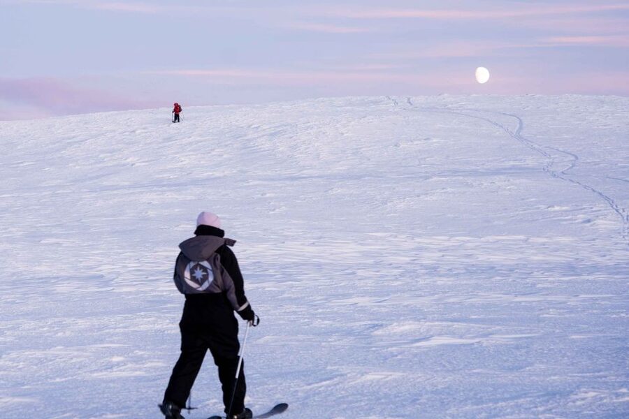 Levi: Backcountry Skiing Adventure - The fire stop, hot drinks, and light barbecue