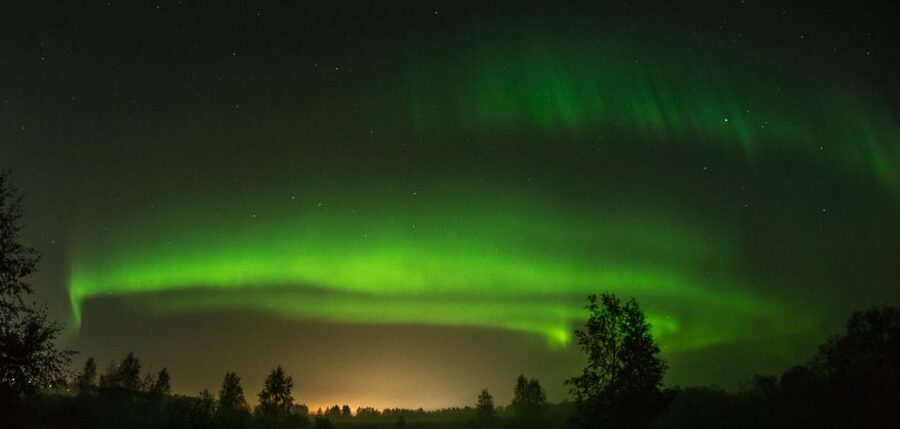 Levi: Evening Husky Sled Ride under the Northern Lights - Setting out from Hissitie 11 in Levi