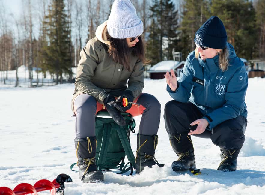 Levi Lapland: Arctic Ice-Fishing - Fishing through the ice in Lapland