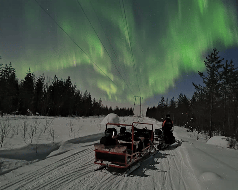 Levi: Northern Lights Sledge Ride - Reaching a darker place for aurora hunting