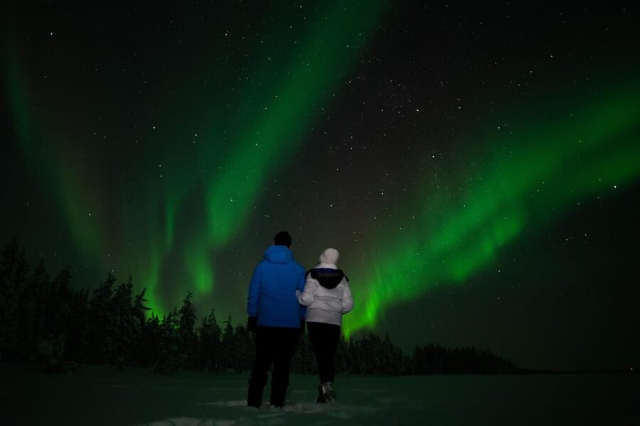 Levi: Northern Lights Sledge Ride - What the sledge ride feels like