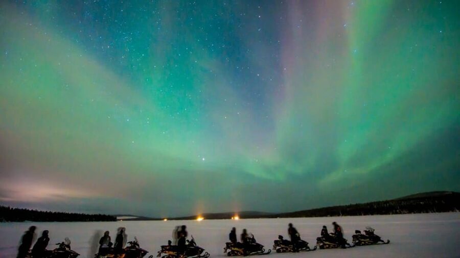 Levi: Northern Lights Snowmobile Safari and Campfire Picnic - How much value you get for $218