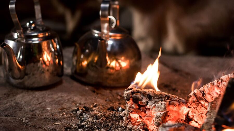 Levi: Northern Lights Snowmobile Tour with Snacks and Drinks - A 20-minute campfire stop with simple food