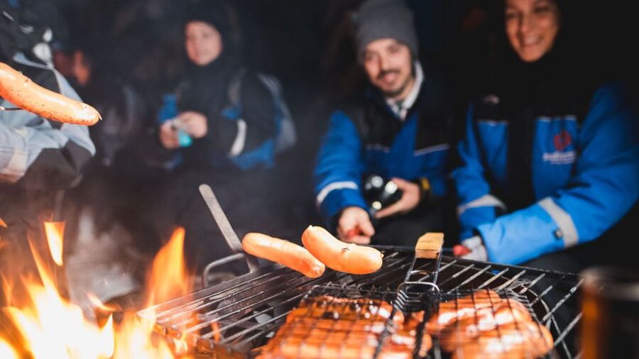 Levi: Northern Lights Snowmobile Tour with Snacks and Drinks - Meeting at Myllyjoentie 2 in Sirkka