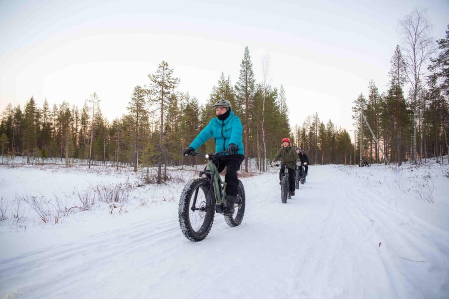 Levi: Reindeer Farm E-Fatbike Safari - What the winter route gives you