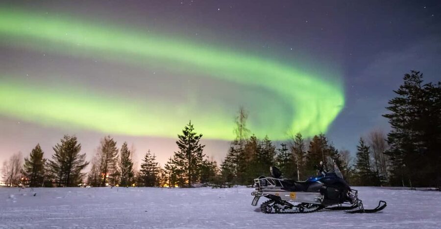 Levi: Snowmobile Northern Lights Hunting Trip - Sharing one machine with another adult