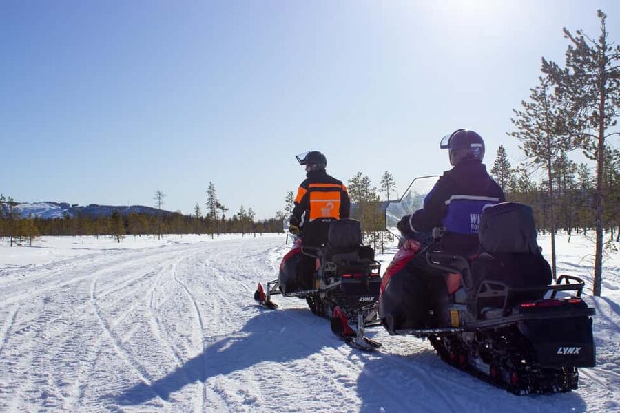 Levi: Snowmobile Safari to the Levi Nature - Across lakes, swamps, and snowy woods