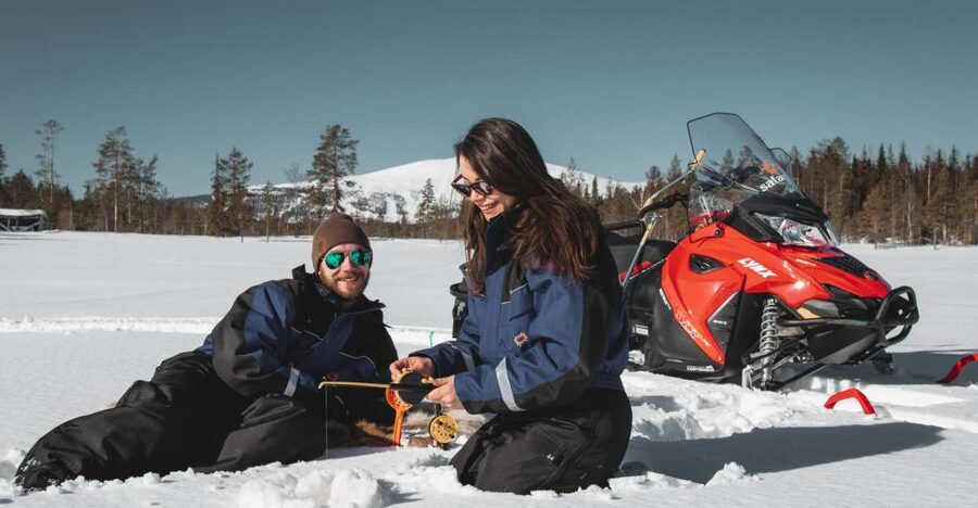 Levi: Snowmobile Safari with Ice Fishing and Outdoor Lunch - Who will enjoy this Levi safari most?