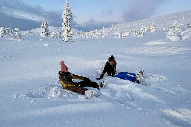 Levi: Snowshoeing adventure in the National Park - Learning the rhythm of snowshoes